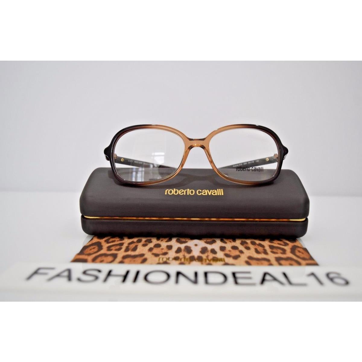 Roberto Cavalli eyeglasses  - Brown/Beige Translucent Frame 0