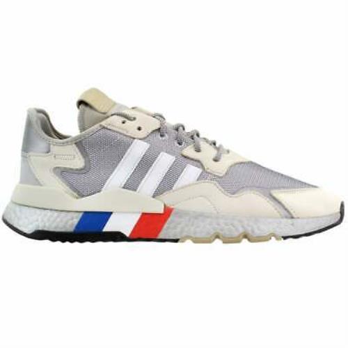 Adidas FV4280 Nite Jogger Mens Sneakers Shoes Casual - Grey Off White - Size