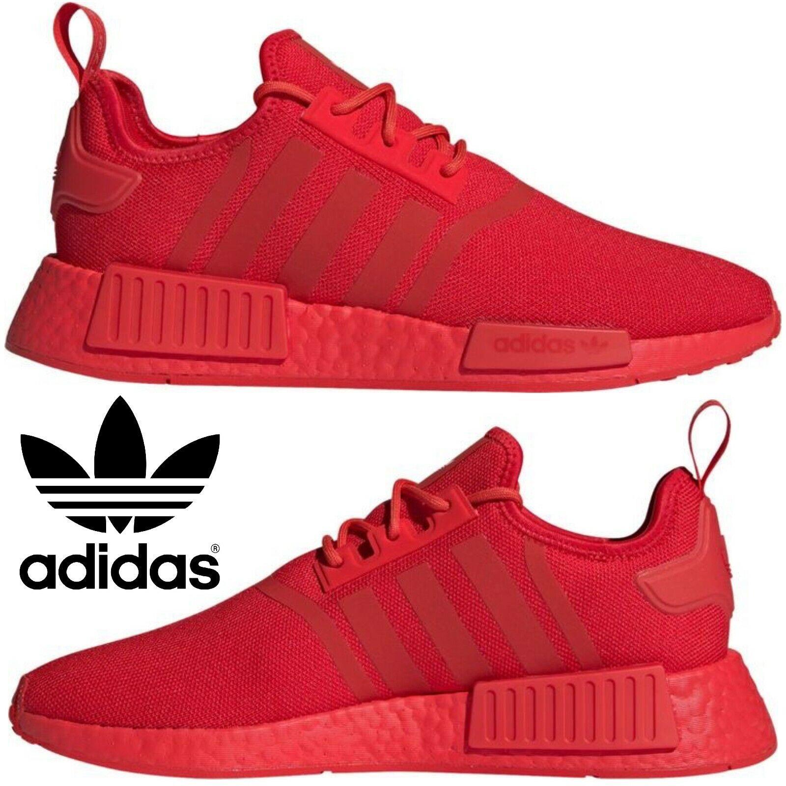 Adidas Originals Nmd R1 Men`s Sneakers Running Shoes Gym Casual Sport Red - Red , RED Manufacturer