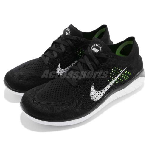 Nike Wmns Free RN Flyknit 2018 Black White Women Running Shoes 942839-001 - Black