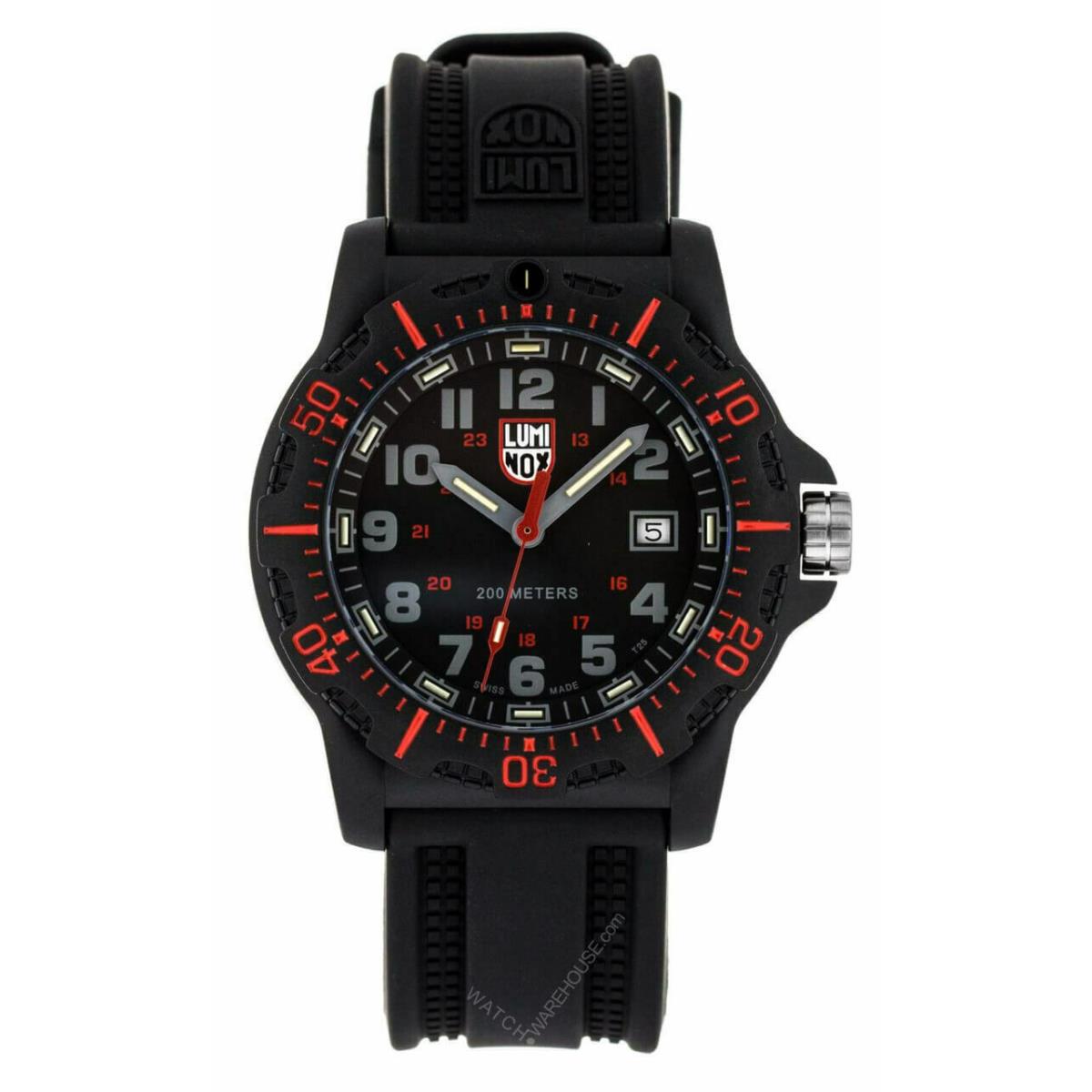 Luminox Black Ops XL.8895 Carbon Compound 45mm Black Rubber Quartz Men`s Watch
