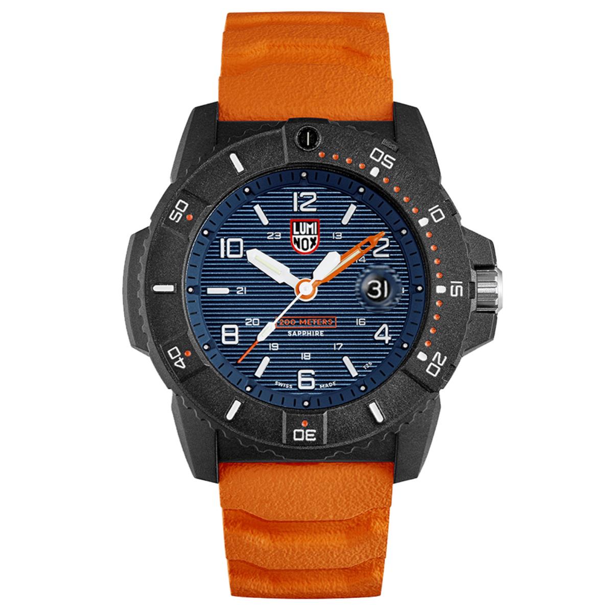 Luminox Navy Seal Magnifying Glass XS.3603 Carbonox Rubber Quartz Men`s Watch