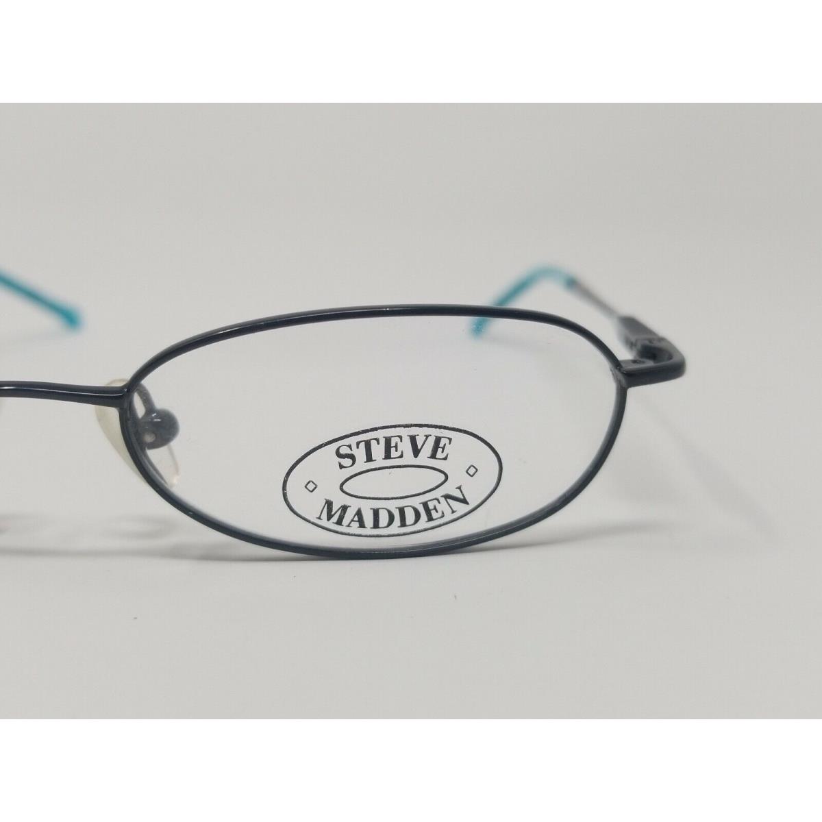 Steve Madden Eyeglasses Frame Metal Demo SM78 Oxaq 47-18-235 Black/teal PC68