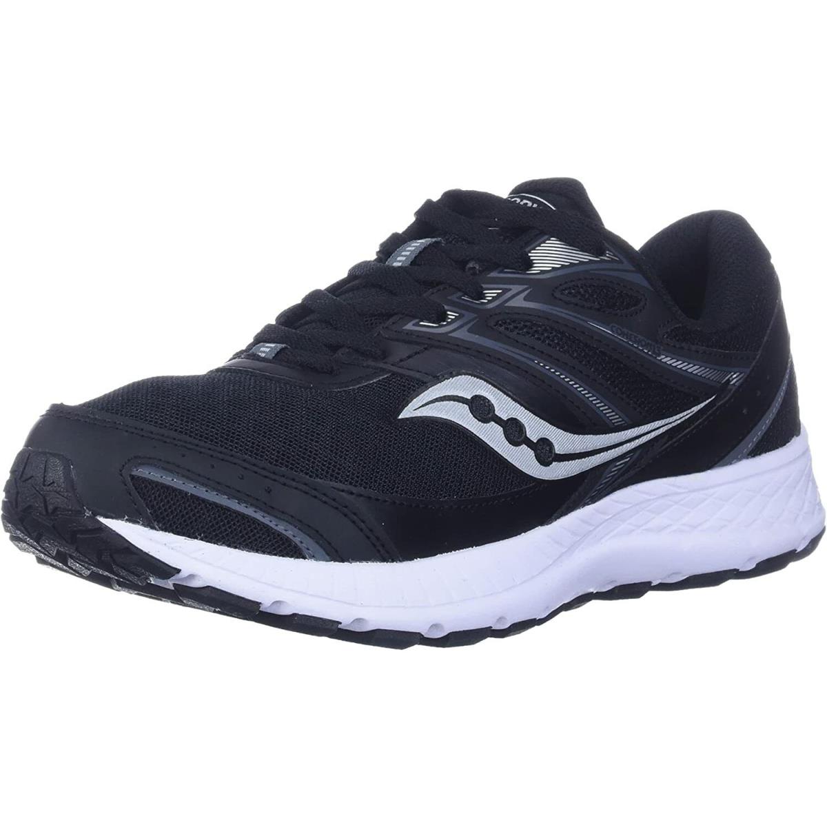 Saucony Women`s Cohesion 13 Running Shoes Black/White