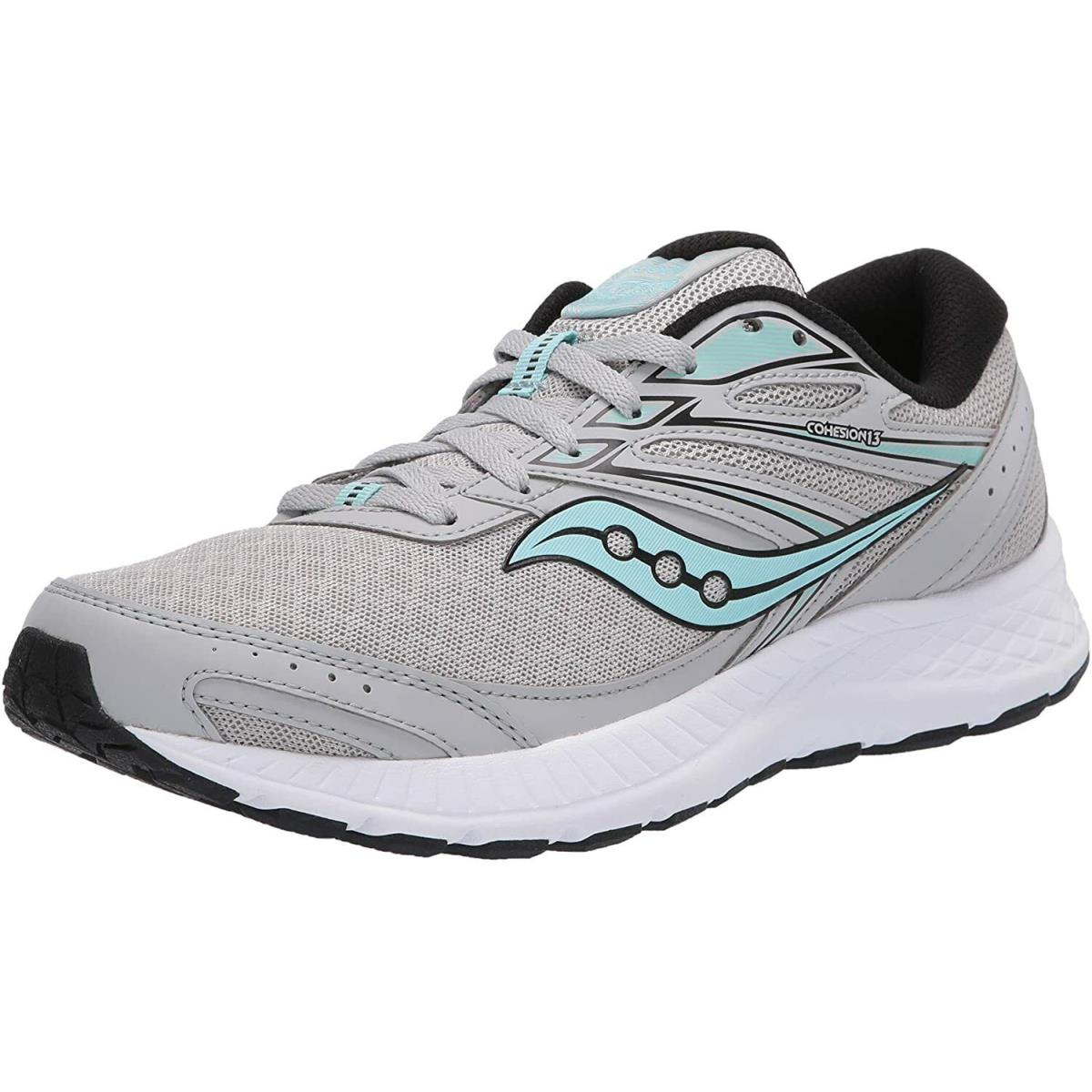 Saucony Women`s Cohesion 13 Running Shoes Grey/Black