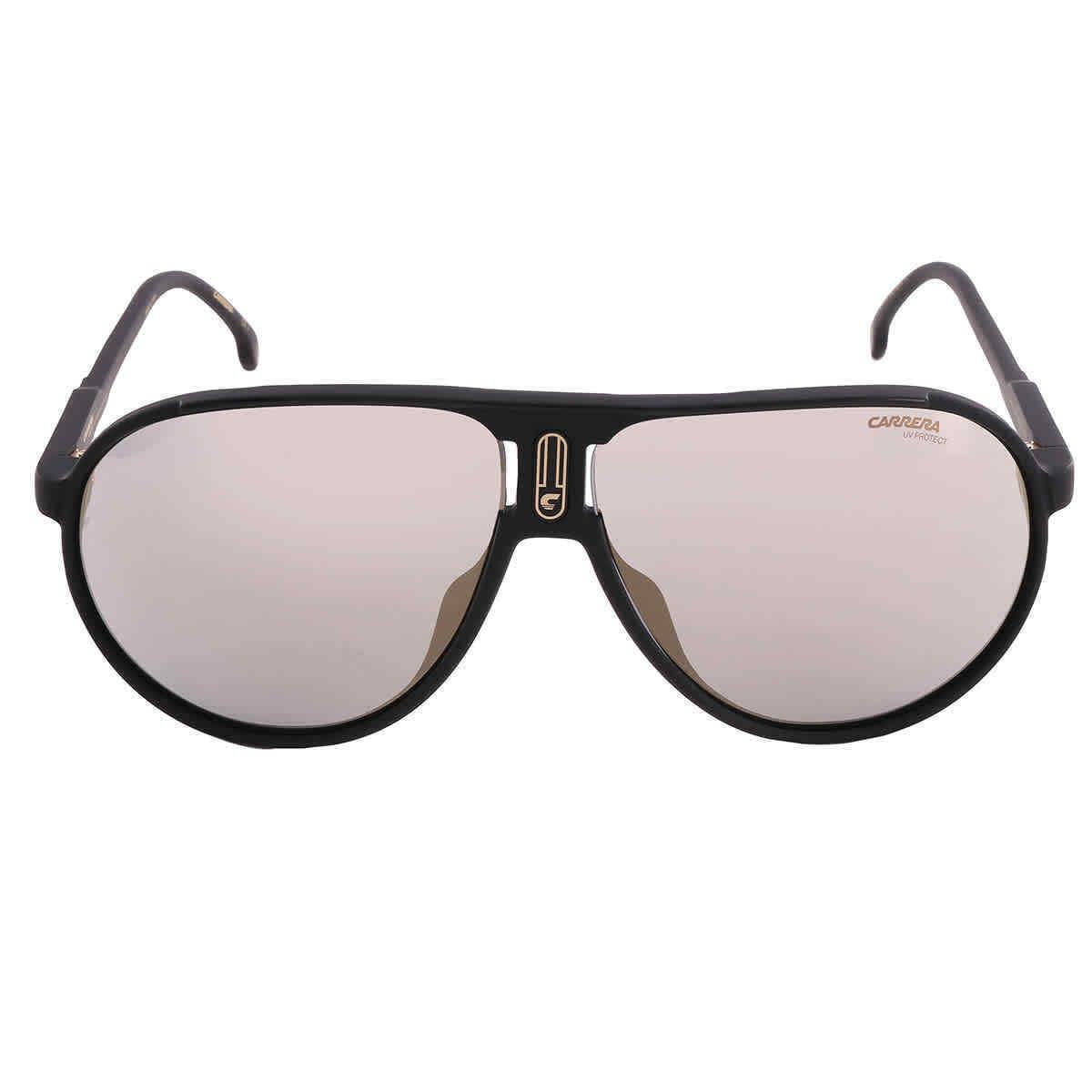 Carrera Grey Gold Mirror Pilot Unisex Sunglasses CHAMPION65/N 0003/JO 62