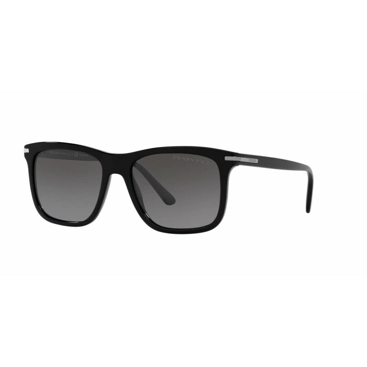 Prada 0PR 18WSF 1AB09G Black/grey Gradient Polarized Lens