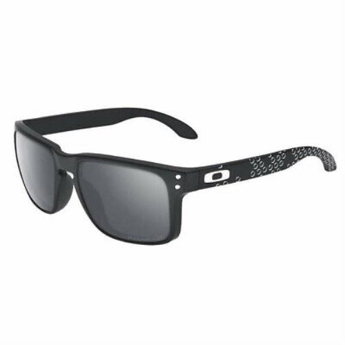 Oakley Sunglasses Holbrook B1B Collection Matte Black W/black Iridium OO9102-81 - Black Frame, Black Lens