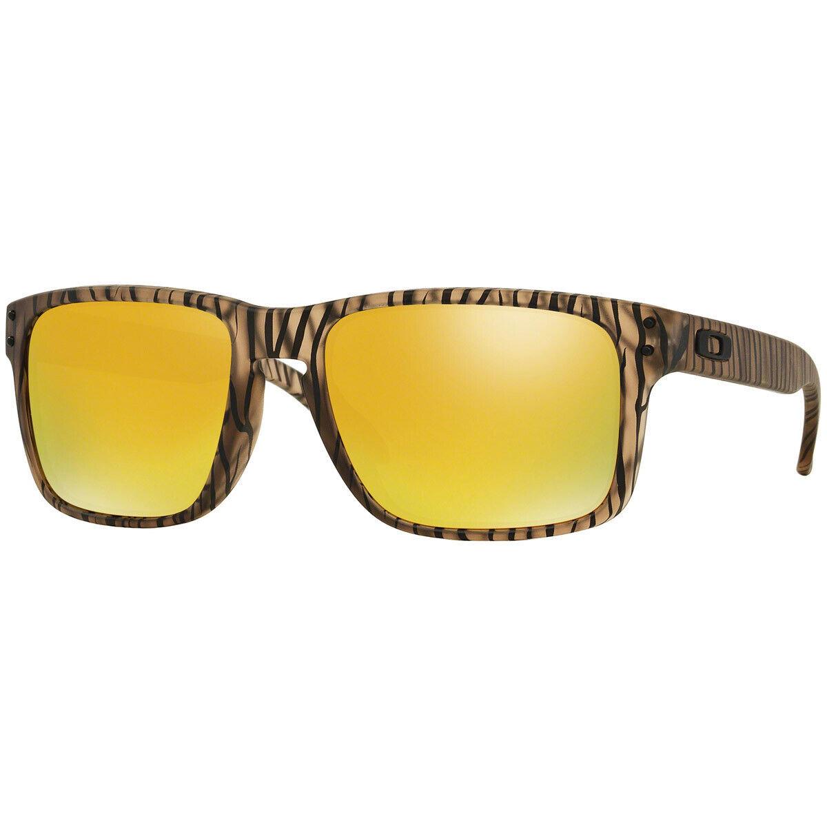 Oakley Sunglasses Holbrook Urban Jungle Collc Matte Sepia 24K Iridium OO9102-99 - Frame: , Lens: