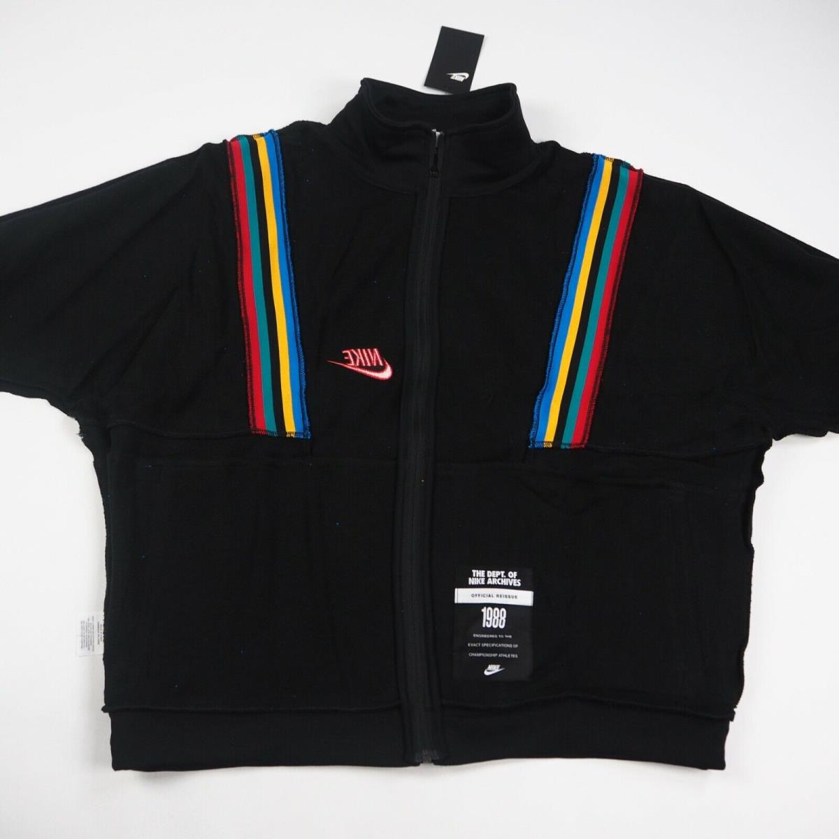 nike reissue jacket black