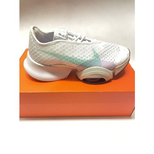 Nike Women`s Air Zoom Superrep 2 Training Shoes White CU5925-135 Size 10.5
