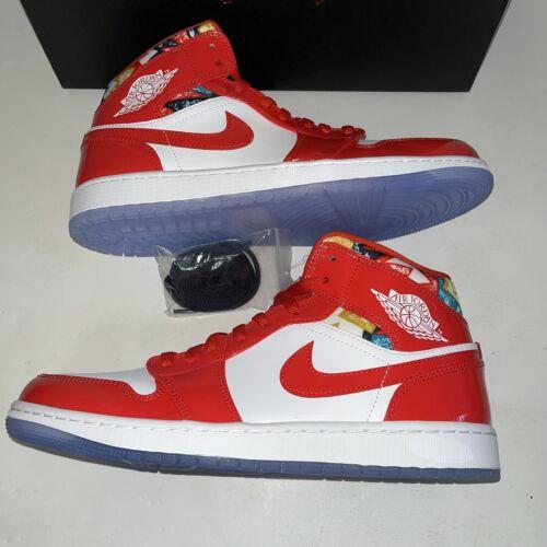 chile red white pollen jordan 1