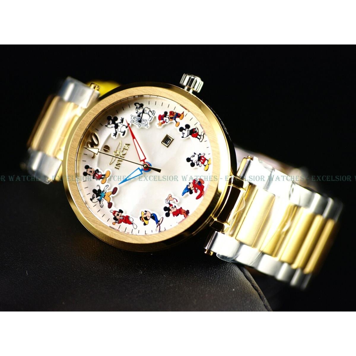 Invicta watch  - White MOP Dial, Gold Band, Gold Bezel