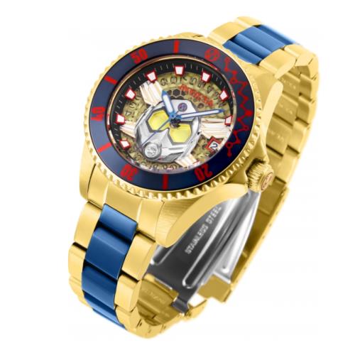 Invicta watch Pro Diver - Yellow Dial, Blue Band, Blue Bezel