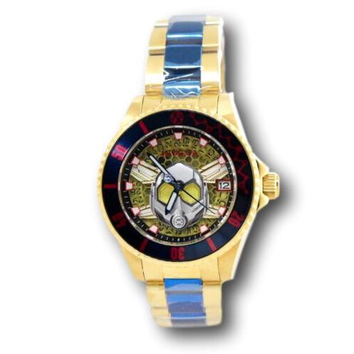Invicta watch Pro Diver - Yellow Dial, Blue Band, Blue Bezel