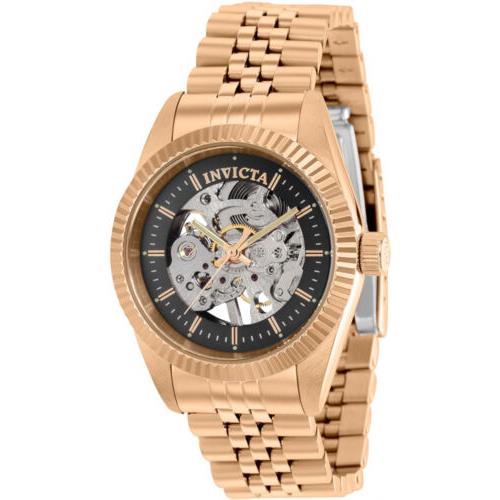 Invicta Women`s Specialty Mechanical Rose Gold Tone Stainless Steel Watch 36454