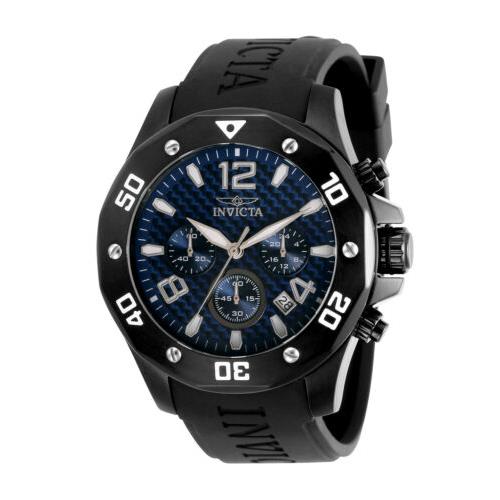 Invicta Men`s 31212 Specialty Quartz 3 Hand Dark Blue Dial Watch