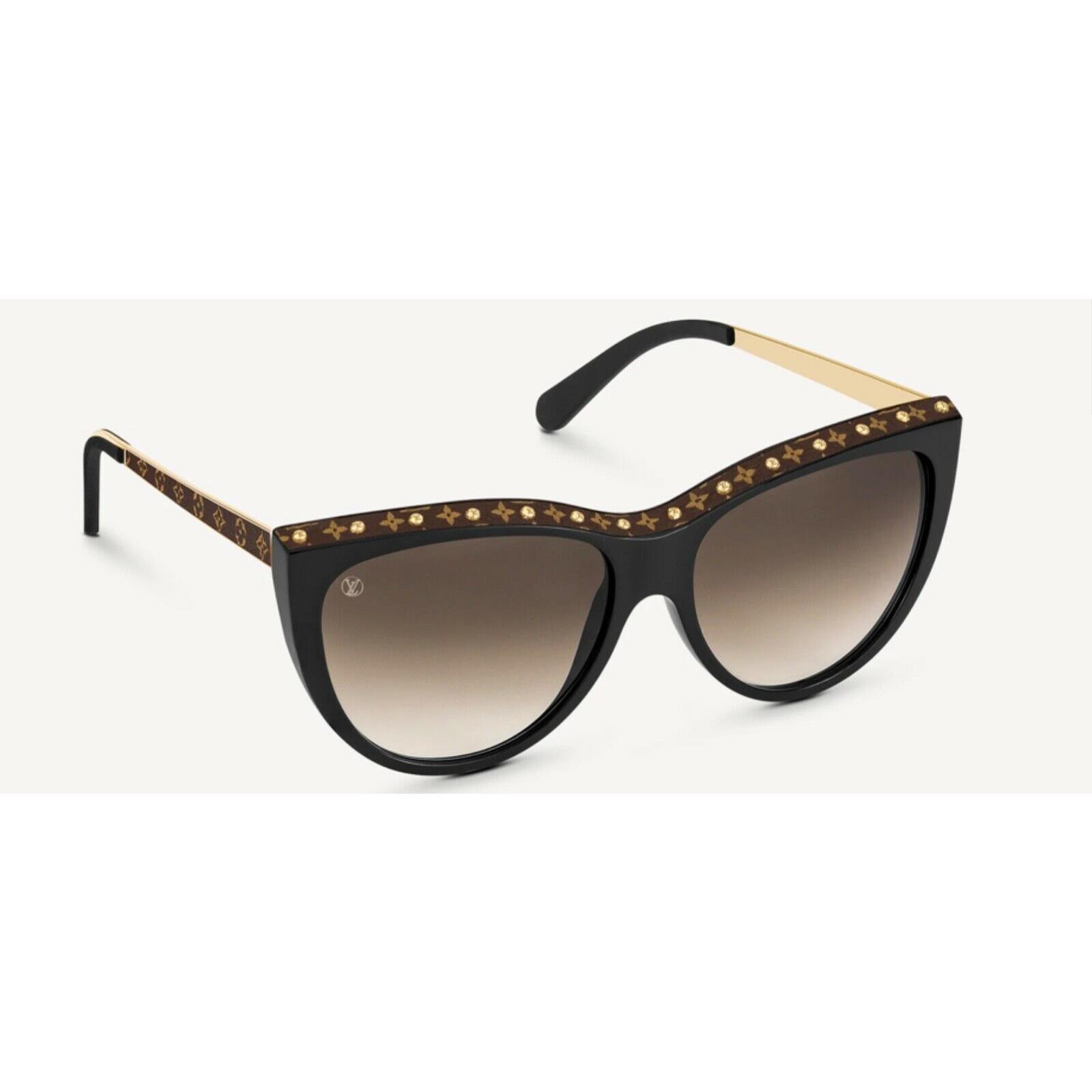 Louis Vuitton LA Boum Canvas Women Sunglasses in Black Size E. Item Z1147E.