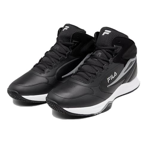 Fila Basketball Shoes Mens 12 Torranado Evo 2 Mid Cut Breathable Mesh Black