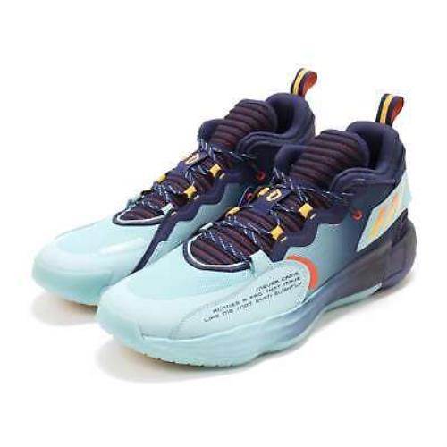 Adidas Men`s Women`s Dame 7 Extply Basketball Shoes Dark Blue