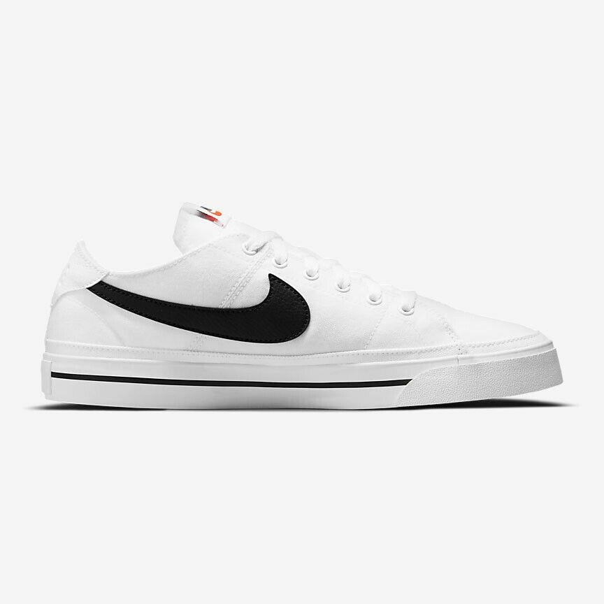 white nike canvas shoes mens