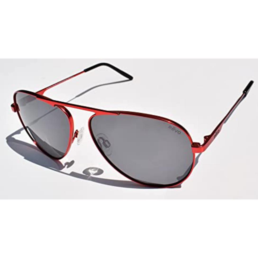 Revo sunglasses JEEP Metro FIRECRACKER Red - Red Frame, Gray Lens