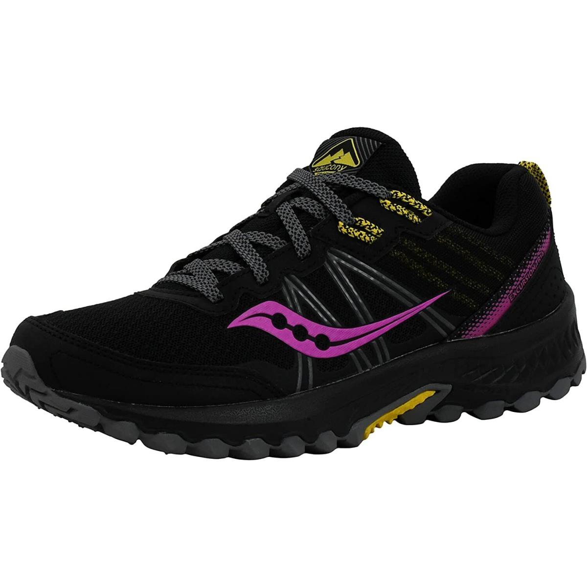 Saucony Women`s Excursion TR14 Trail Running Shoes Black/Purple