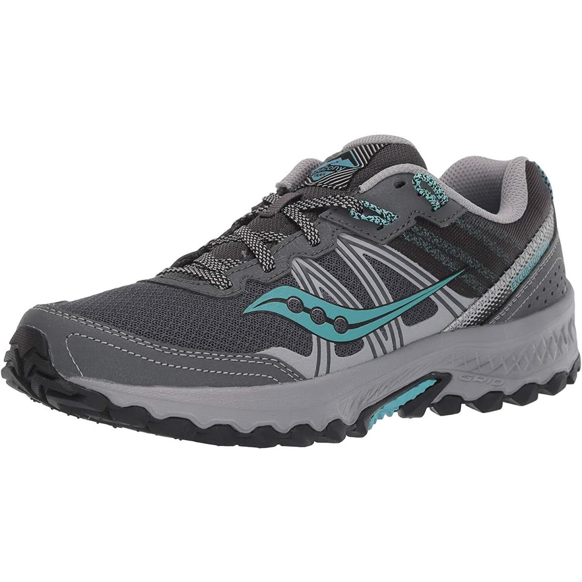 Saucony Women`s Excursion TR14 Trail Running Shoes Charcoal/Marine