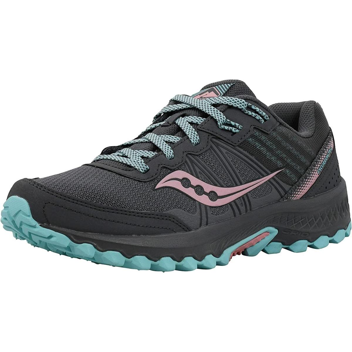 Saucony Women`s Excursion TR14 Trail Running Shoes Charcoal/Rose