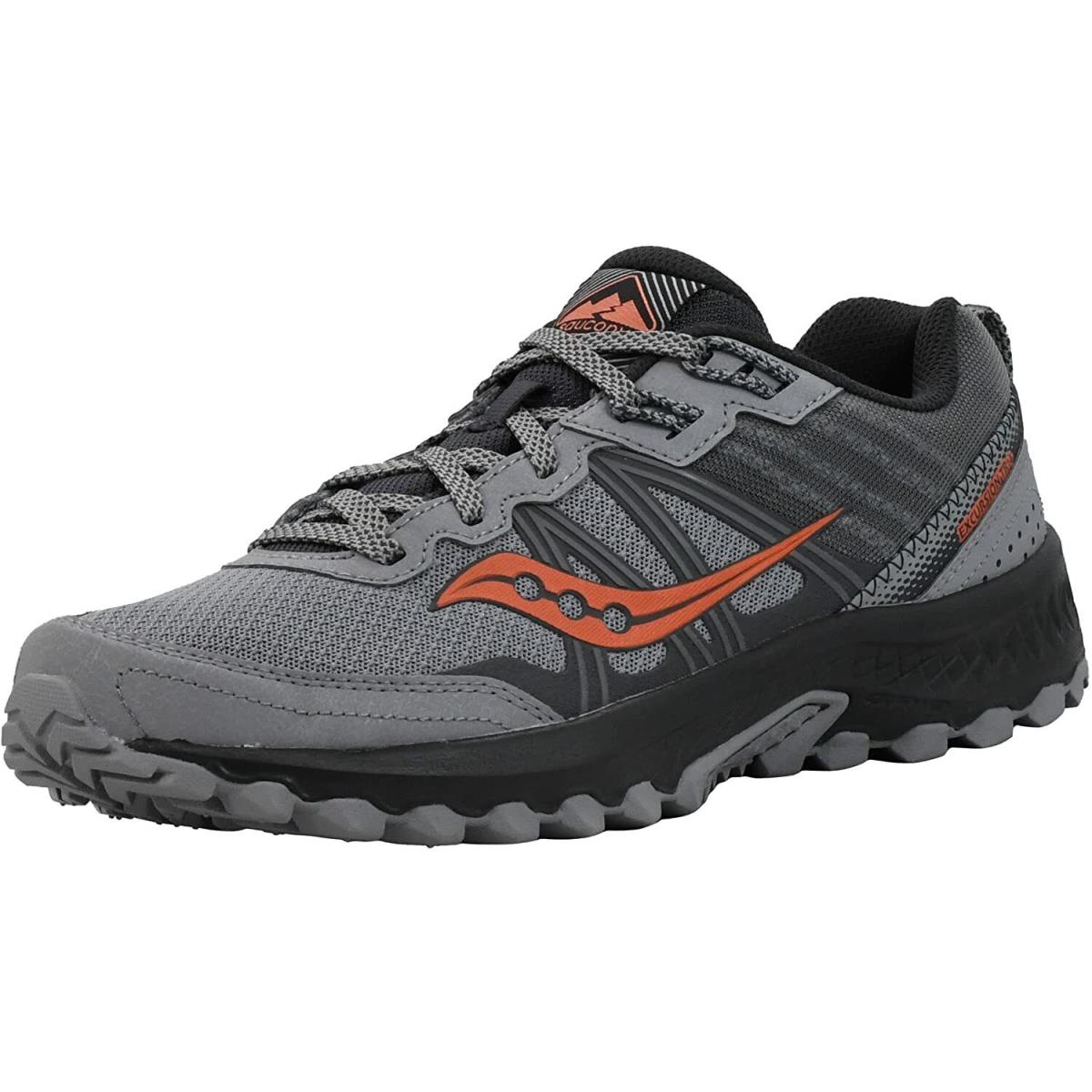 Saucony Women`s Excursion TR14 Trail Running Shoes Grey/Orange