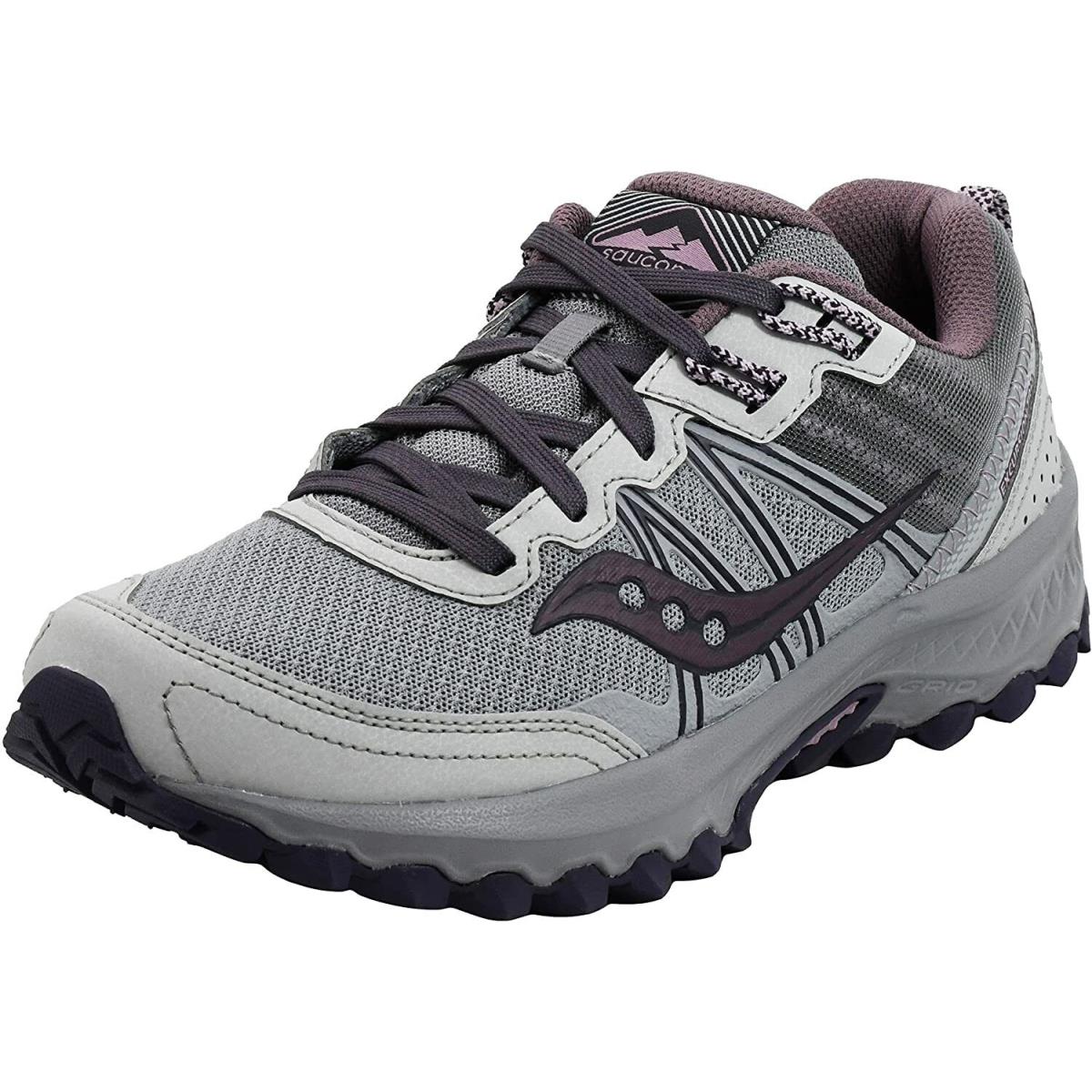 Saucony Women`s Excursion TR14 Trail Running Shoes Grey/Purple