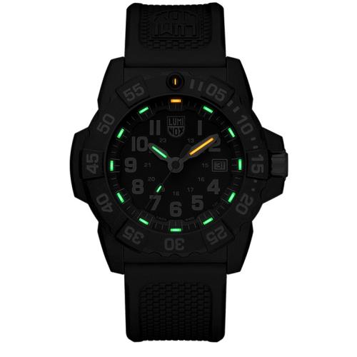 Luminox Navy Seal Military XS.3501.F Carbonox 45mm Rubber Quartz Men`s Watch