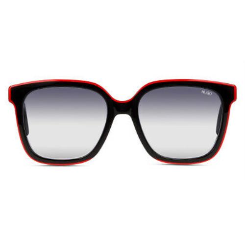 Hugo Boss 1051/S Sunglasses Women Black Redgd Rectangular 54mm