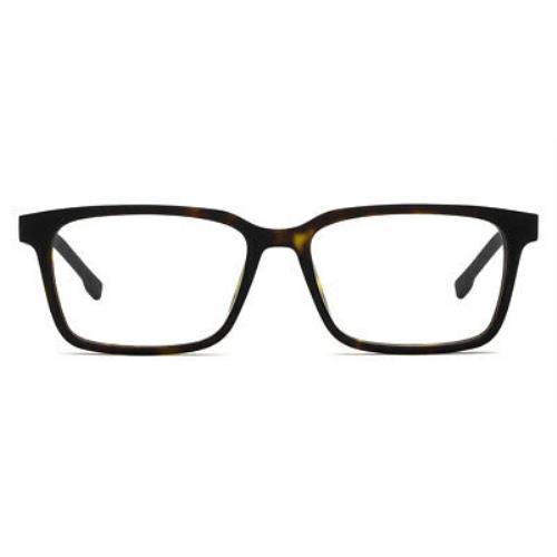 Hugo Boss 0924 Eyeglasses RX Men Dark Havana Rectangular 53mm