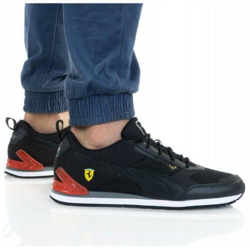 Puma Ferrari Track Racer Men Size 12 Athletic Sneaker Shoe Black Trainer