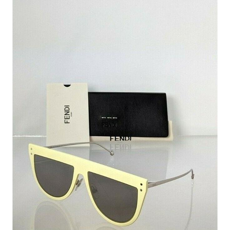 Fendi FF 0372 Sunglasses 40GUE Yellow Frame 0372/S