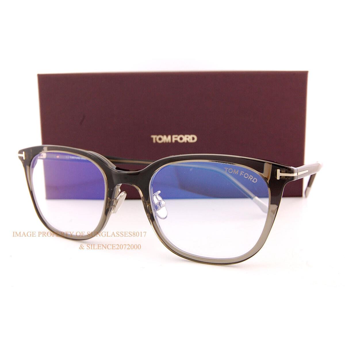 Tom Ford Eyeglass Frames FT 5776-D-B 020 Transparent Grey For Women Men 53mm