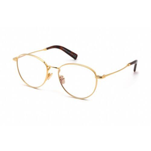 Tom Ford Men`s Eyeglasses Shiny Deep Gold Oval Metal Full-rim Frame FT5749-B 030