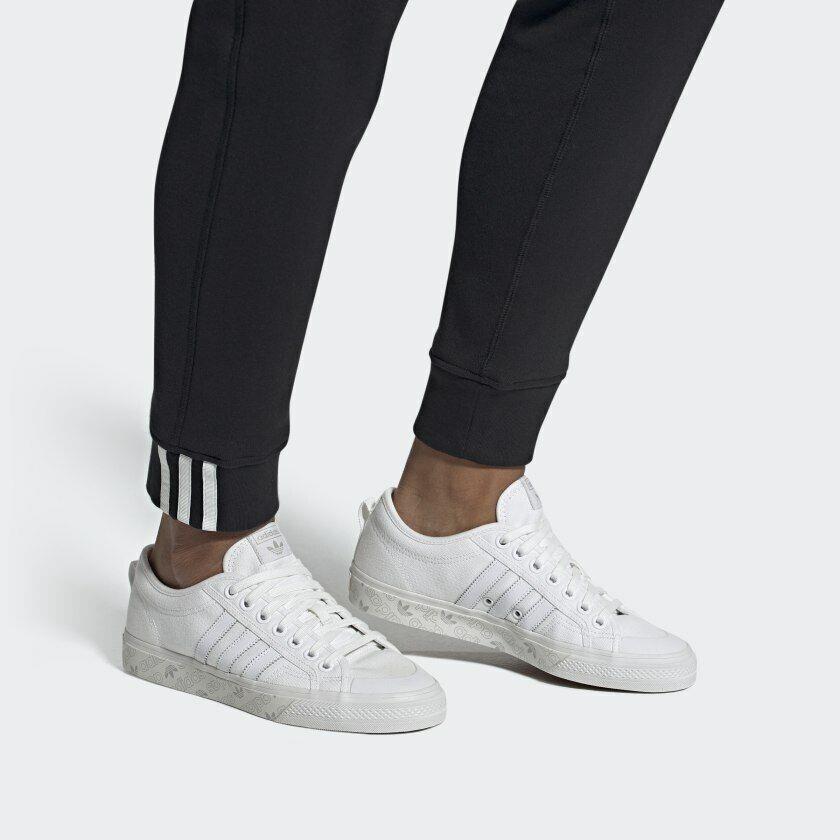 adidas originals nizza perforated leather sneakers