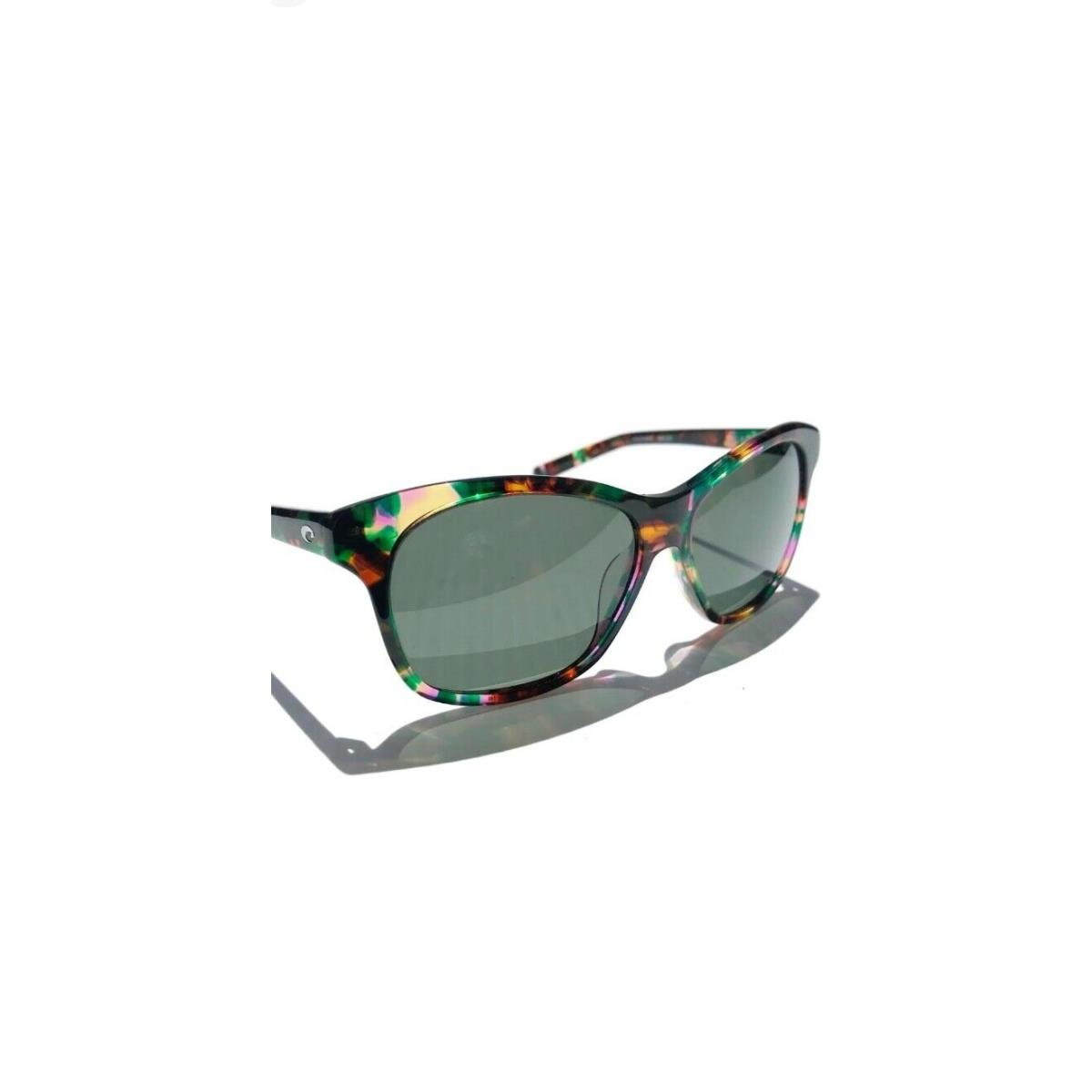 Costa Del Mar Sarasota Shiny Abalone Polarized Gray 580G Glass Sunglass Women`s