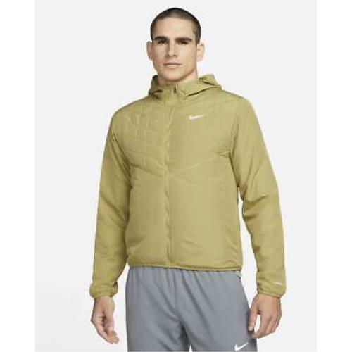 Men`s L Nike Therma-fit Repel Synthetic-fill Running Jacket Coriander DD5644