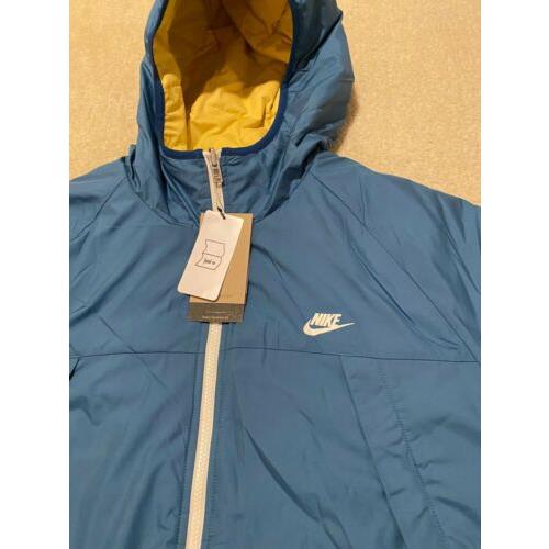 nike winterized windrunner white gold