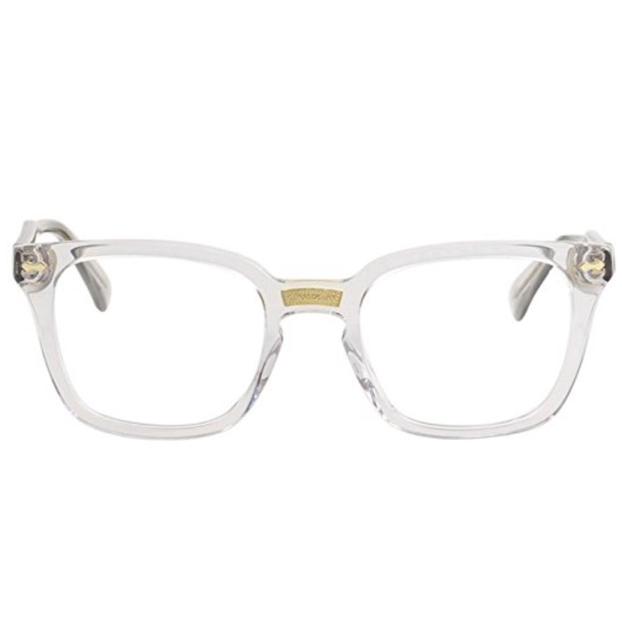 Gucci GG0184O 005 Transparent Grey Square 50 mm Unisex Eyeglasses