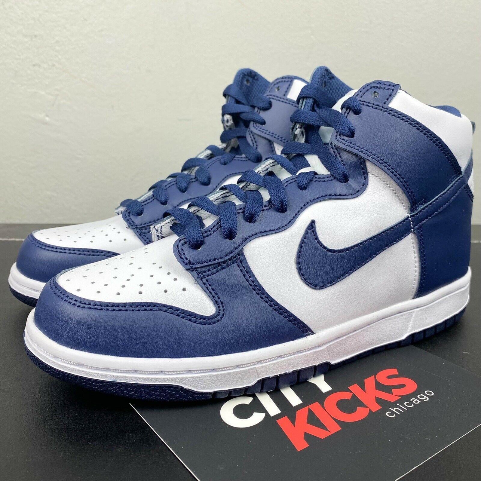 navy dunk high gs