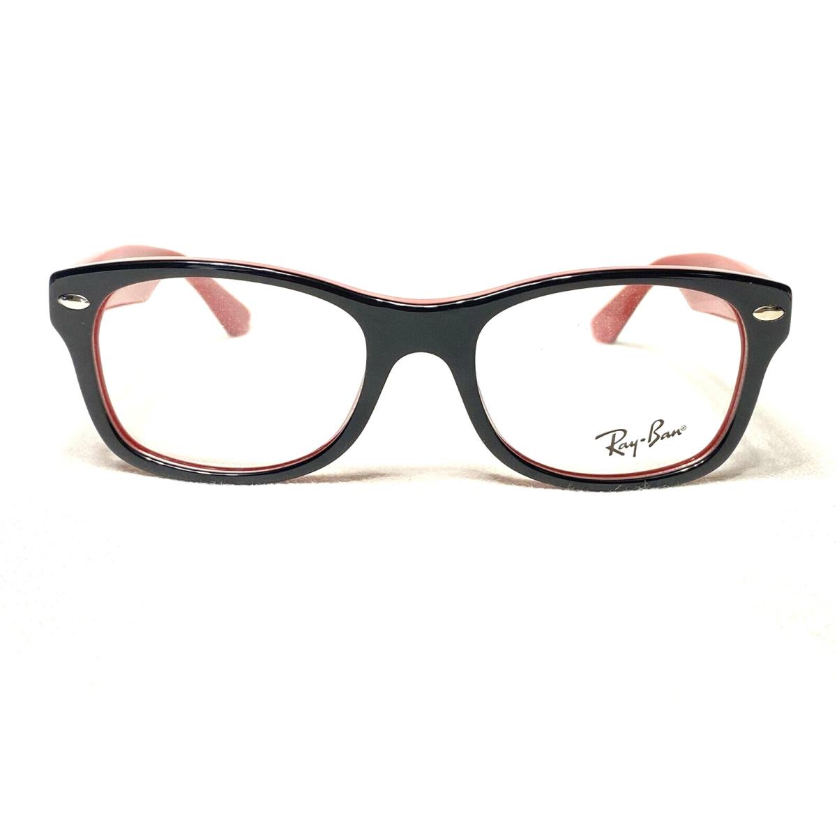 Ray Ban Junior RB1528 3573 Kids Childrens Black/red Eyeglasses Frames 46/16 - Frame: Black, Manufacturer: 3573