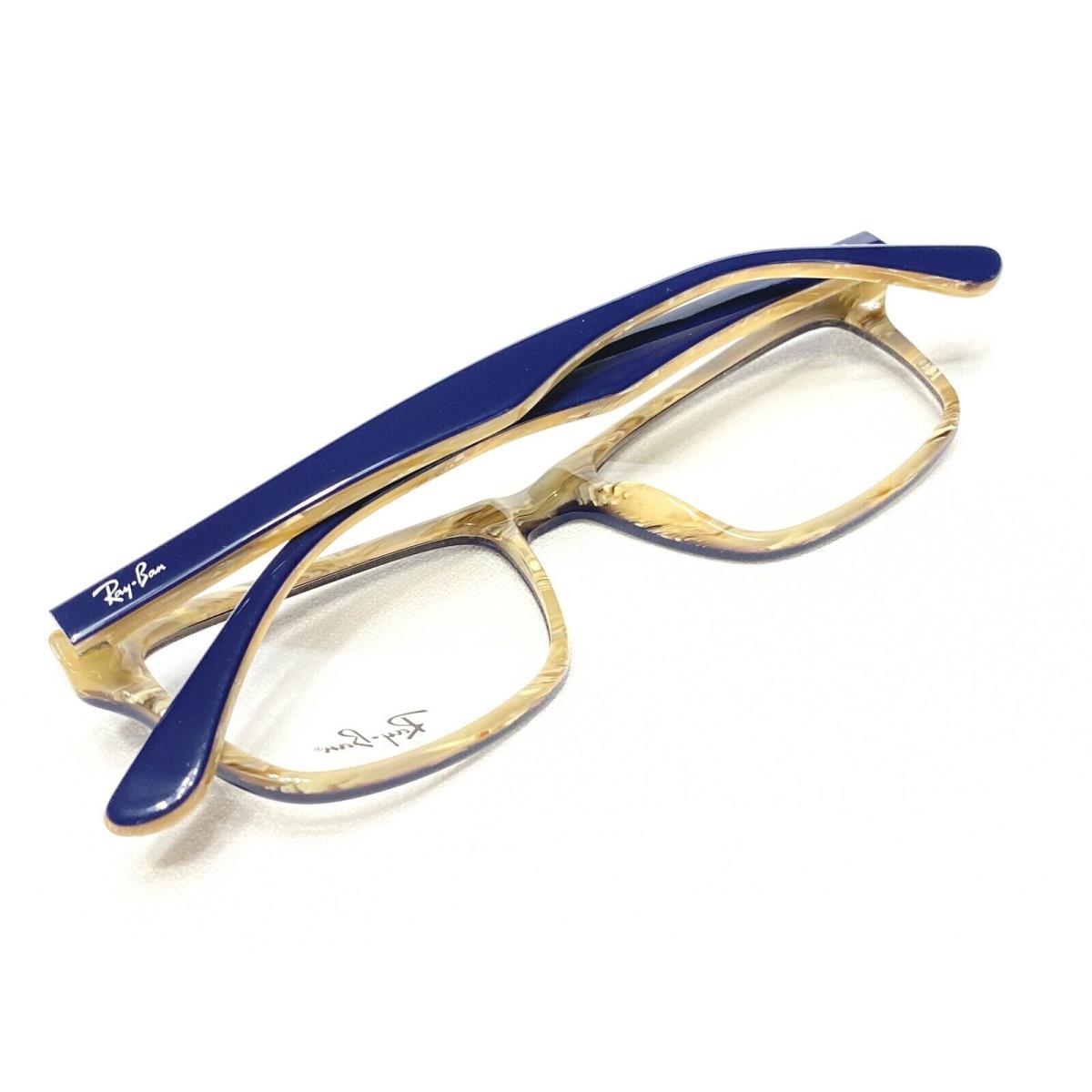 Ray-ban Ray Ban RB5279 5131 Blue Brown Marble Modern Eyeglasses Frames  53/18 - Ray-Ban eyeglasses - 008344647325 | Fash Brands