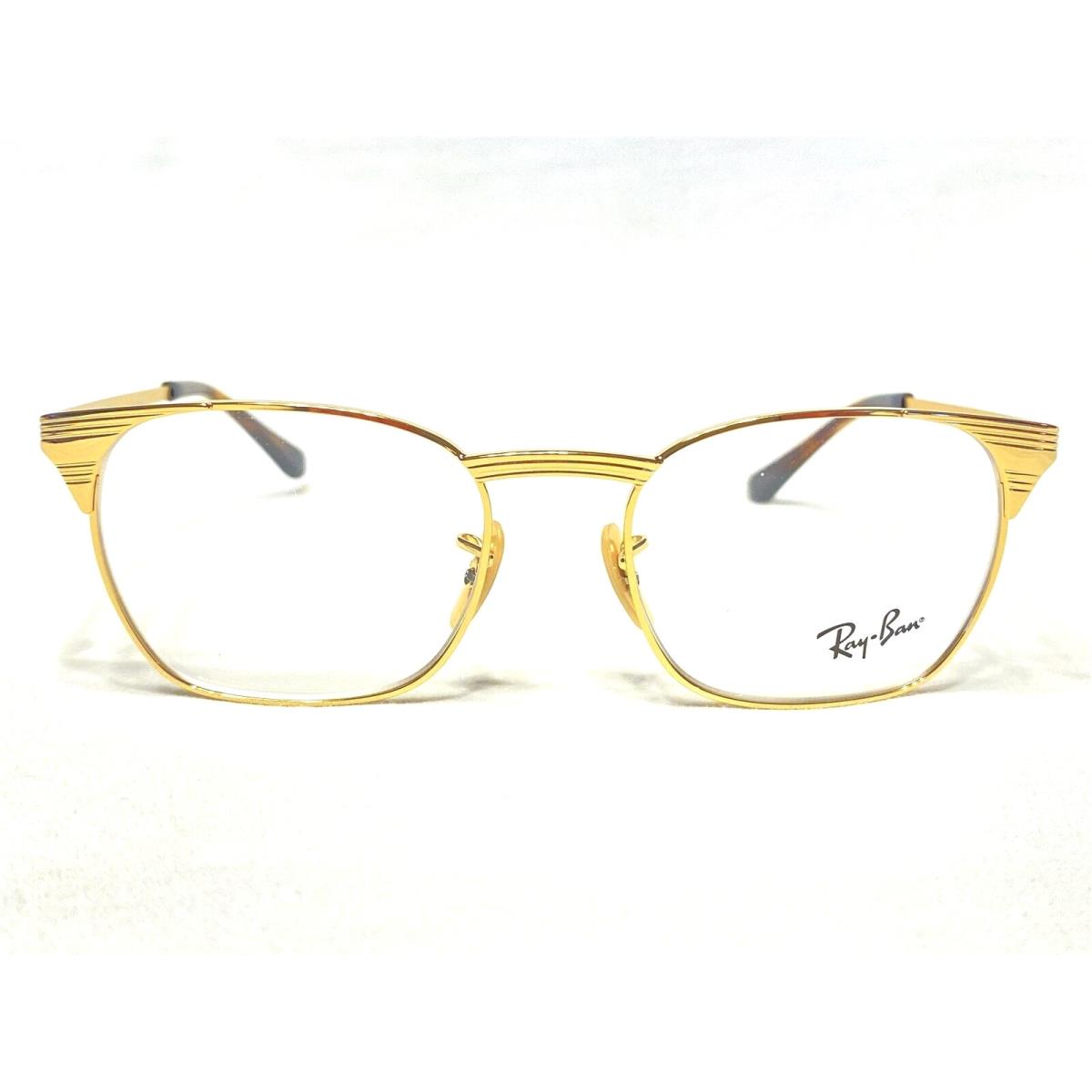 Ray Ban Signet RB6386 2500 Mens Gold Aviator Eyeglasses Frames 51/18 140