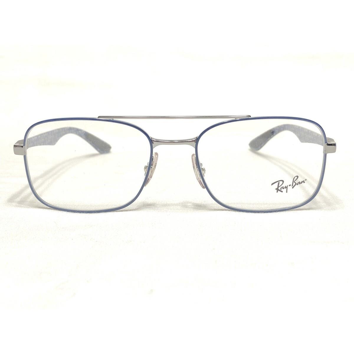 Ray Ban RB8417 2953 Mens Blue Carbon Fiber Aviator Eyeglasses Frames 53/18