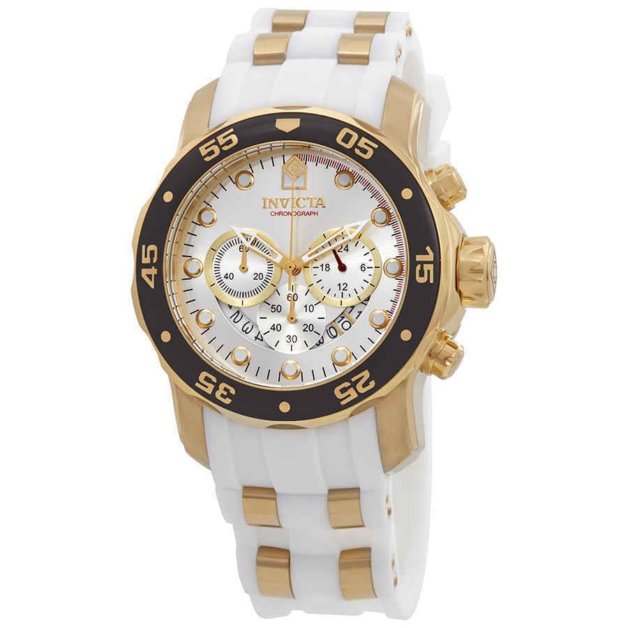 Invicta Pro Diver Chronograph Silver Dial Men`s Watch 20292