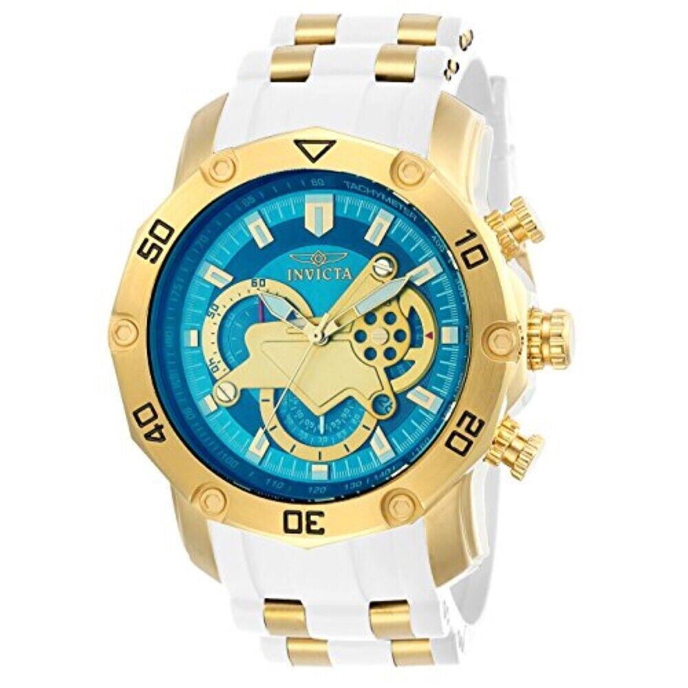 Invicta Men`s Pro Diver 49mm Quartz Stainless Steel and Silicone Watch 23423